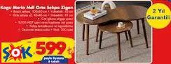 KAGU MARLO MDF ORTA SEHPA ZİGON